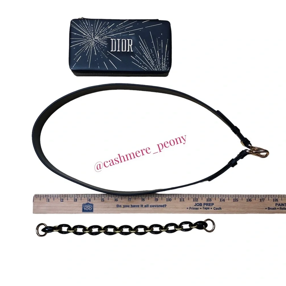 Dior Crossbody Shoulder Purse and 2 Detachable Straps - Picture 9 of 10